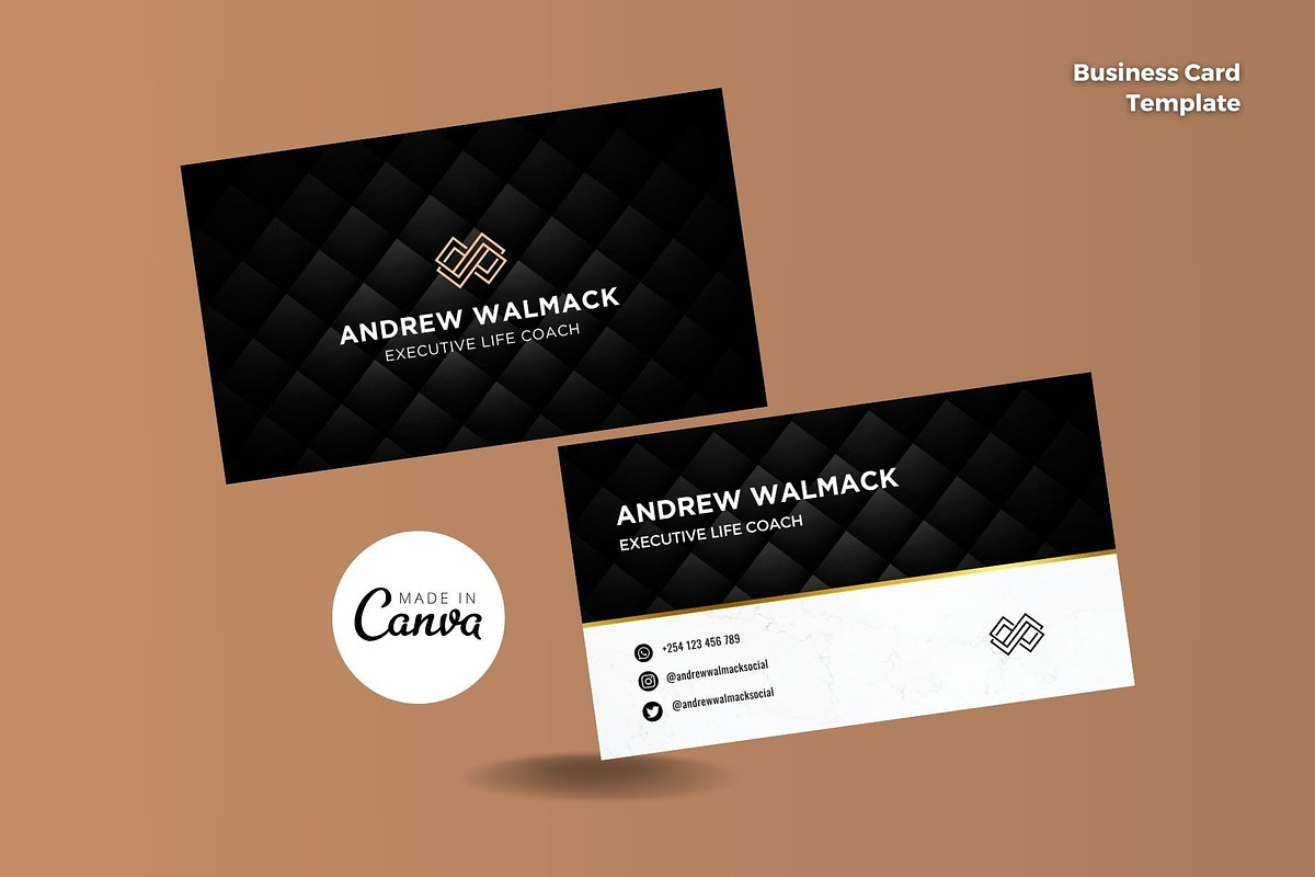 6 Business Card Templates Bundle, a Social Media Template by MK Creatives (Photo 7 of 8)