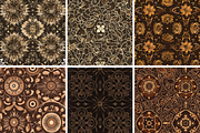 Brown Mandala Seamless Patterns, a Pattern Graphic by PrintablesByFranklyn (Thumbnail 4 of 4)