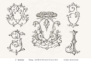 Antique Vintage Monogram Initial J, an Object Graphic by Antique Monograms (Thumbnail 1 of 4)