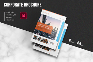 Corporate Bifold Brochure Template, a Brochure Template by Template Shop