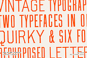 Vintage Tall Sans and Spur Serif, a Sans Serif Font by Century Library (Thumbnail 1 of 5)
