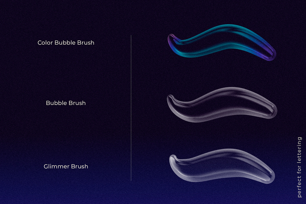 Bubble brushes for PROCREATE, a Brush Add-On by PixelJungle (Photo 3 of 3)