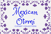 Purple Mexican Otomi Clipart Bundle, a Texture Illustration by Minky Moo Creations (Thumbnail 1 of 10)
