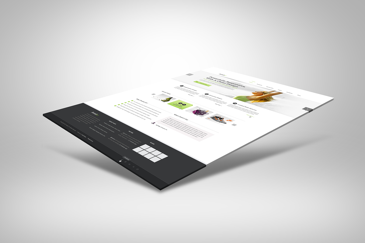 3D Web Presentation Mockup (V1), a Device Mockup by RgraphicsDesign (Photo 4 of 8)