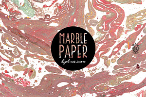 Marble Paper With Oil Paints