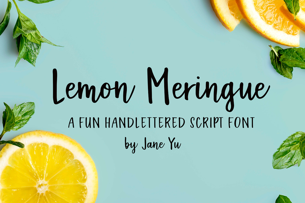 Lemon Meringue Font