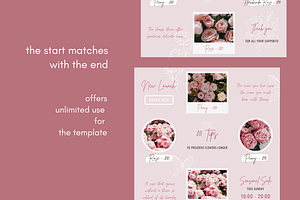 Rose Instagram Puzzle Template