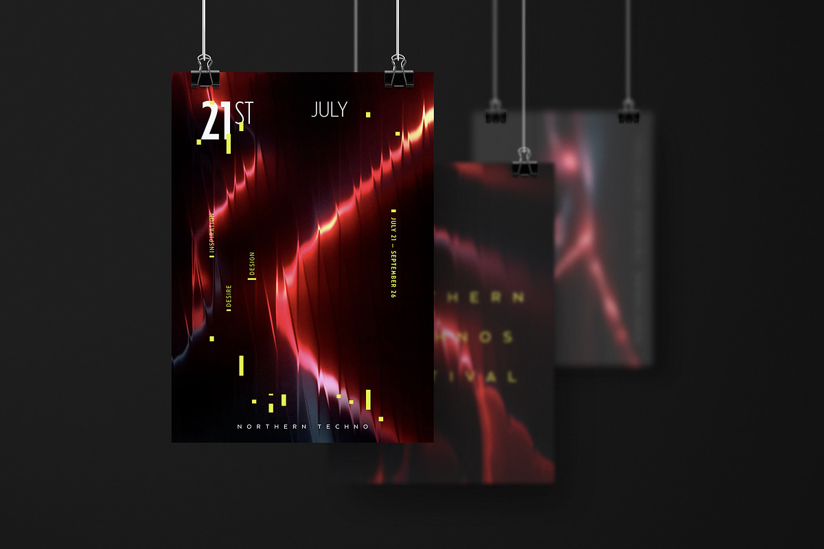 Neon Red Abstract Gradients, a Background Graphic by Milka (Photo 7 of 10)