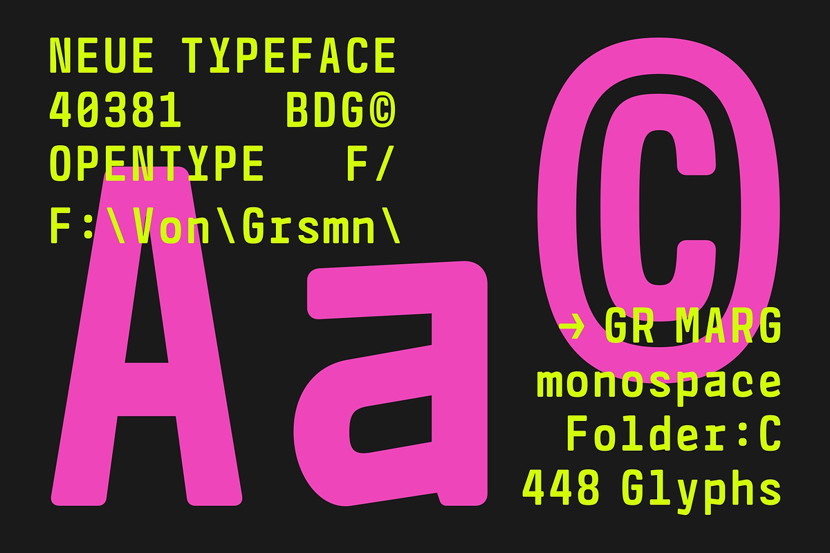 GR Marg Monospace, a Sans Serif Font by Garisman Std (Photo 3 of 18)