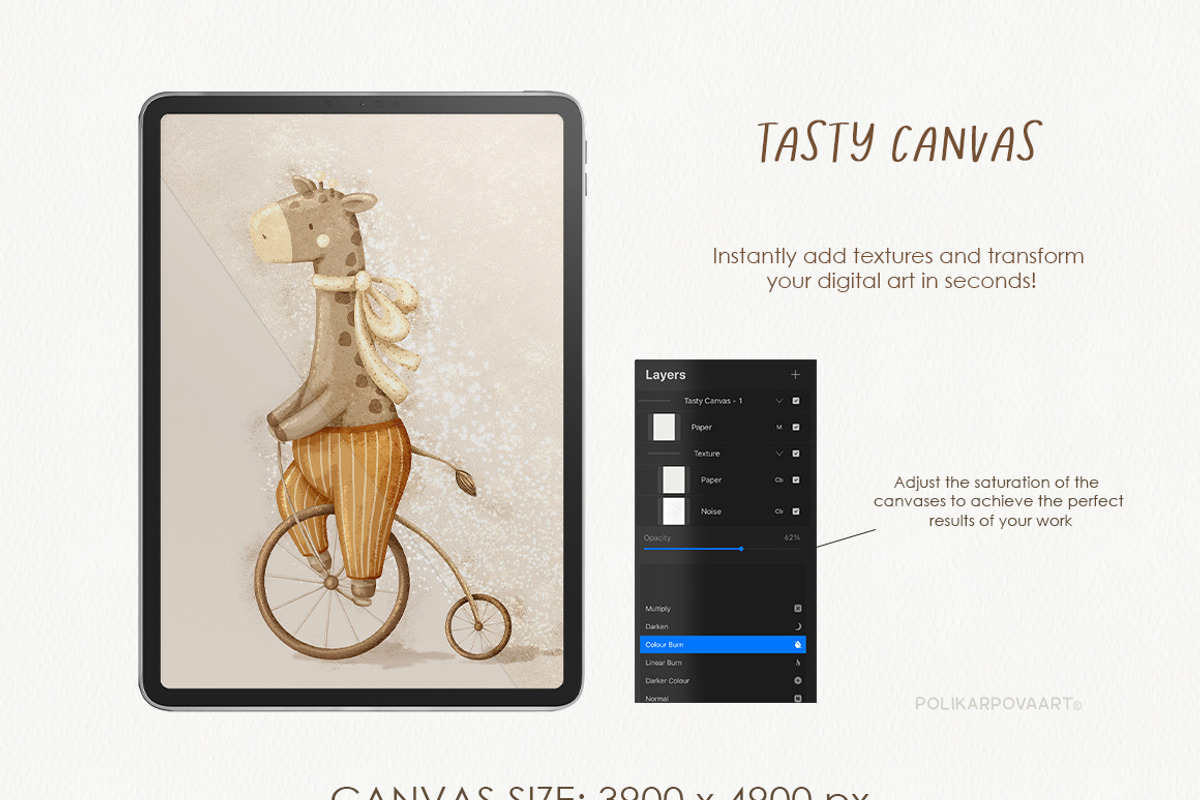 Tasty Brushes & Canvas for Procreate, a Brush Add-On by polikarpovaart (Photo 3 of 13)
