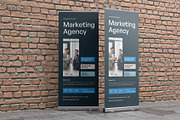VIRYA | Marketing Agency Banner, a Stationery Template by Neermana (Thumbnail 4 of 4)