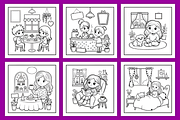 Coffee Time Bold & Easy Coloring, a Decorative Illustration by Design Station (Thumbnail 2 of 4)