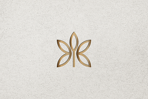 Minimalist Luxury Butterfly Logo