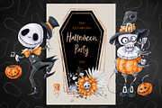Halloween Party, a Decorative Illustration by Yuliya Art (Thumbnail 1 of 10)