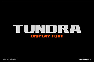 Tundra - Bold Display Font