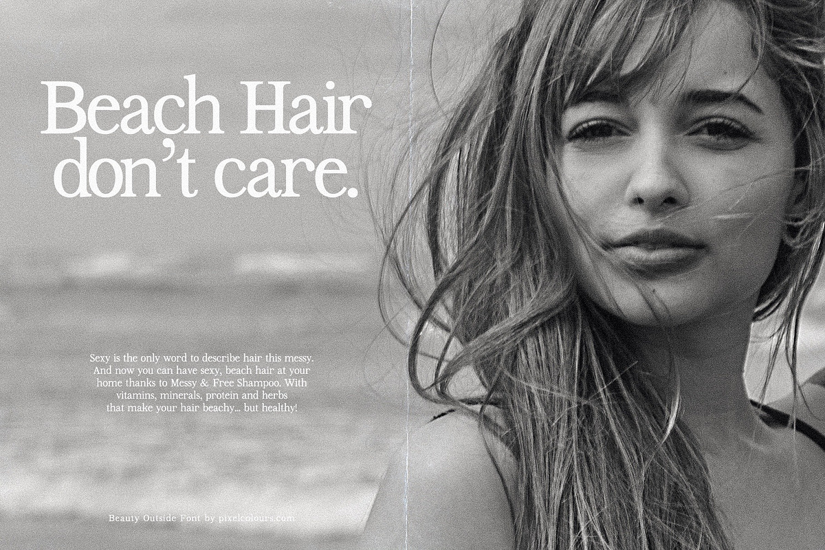 Beauty Outside Serif Font preview 4