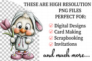 Easter Bunny Chick Clipart, an Illustration by Daily.Designs (Thumbnail 2 of 8)