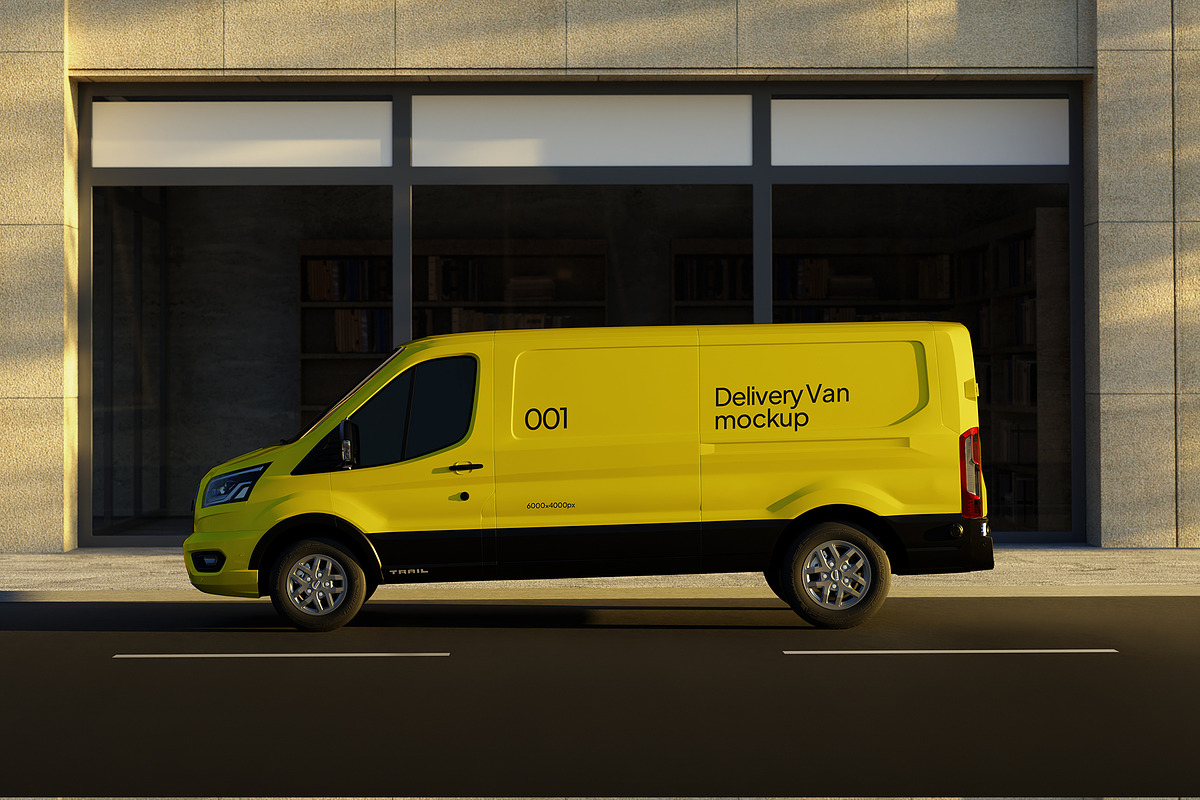Van Mockup, an Advertising Mockup by Croma Studio (Photo 4 of 4)