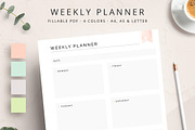 Daily & Weekly Planner Bundle, a Stationery Template by Studio Sirona (Thumbnail 5 of 7)