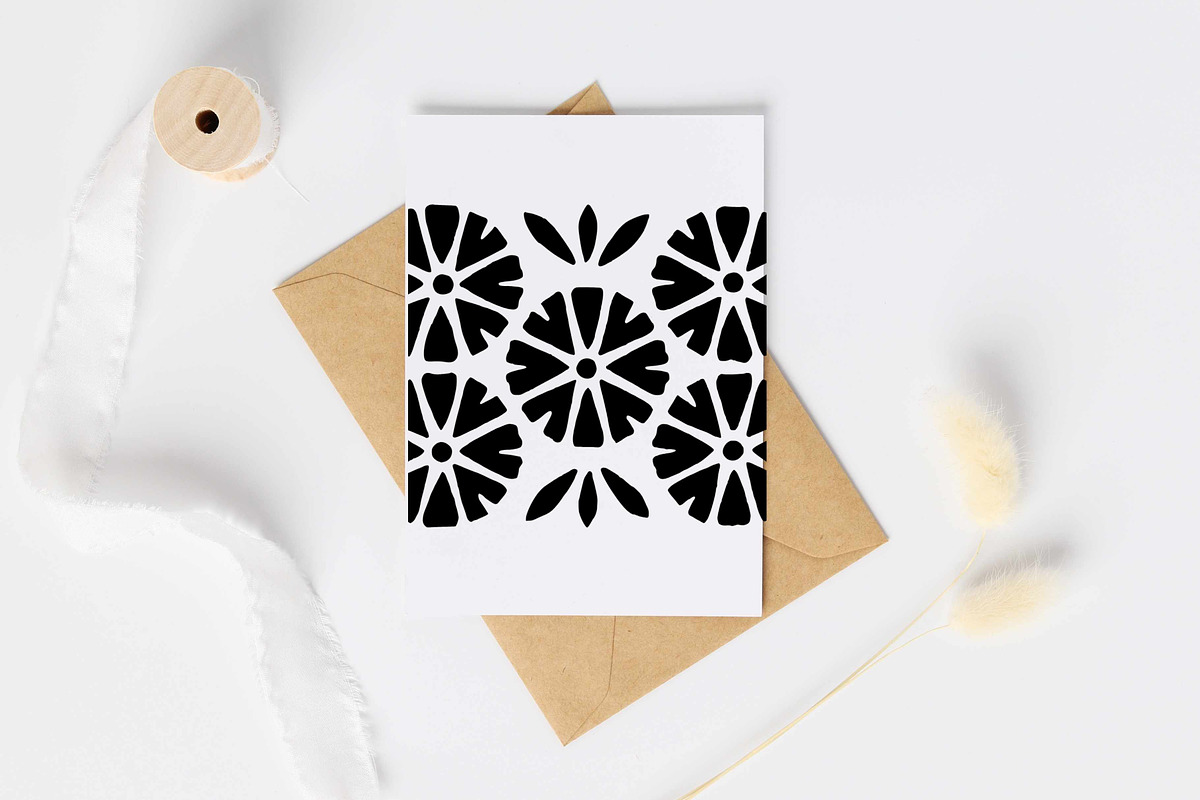256 Ornamental Tile Border Divider, an Object Graphic by Pattern Whimsy (Photo 2 of 5)