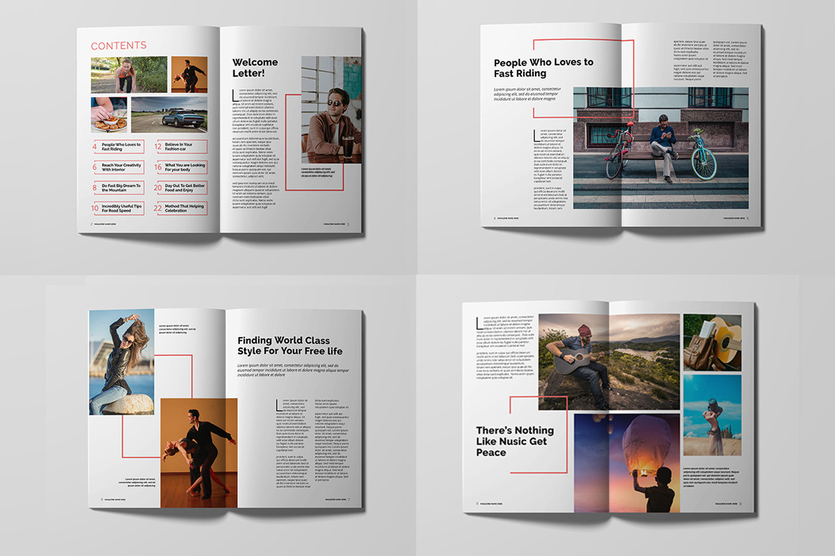 Lifestyle Magazine Template, a Magazine Template by xtratimebd (Photo 2 of 4)