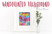 Handpainted abstract background 4, an Illustration by Mimi Bondi Studio (Thumbnail 2 of 5)