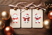 Christmas Bear. Watercolor PNG, an Animal Illustration by KENO Mascots (Thumbnail 4 of 8)