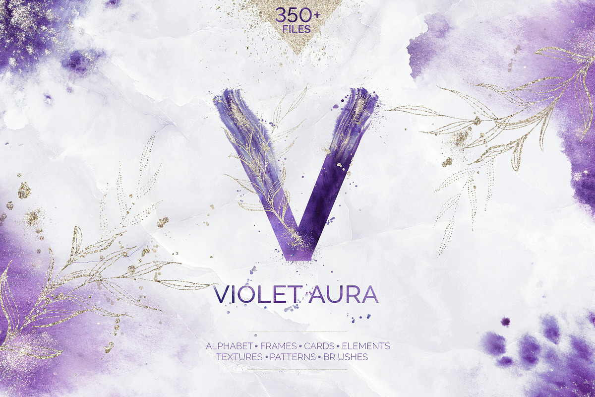 Violet Aura. Abstract design, a Texture Illustration by MiraEl Art (Photo 1 of 29)