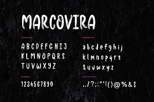 Marcovira Brush Font