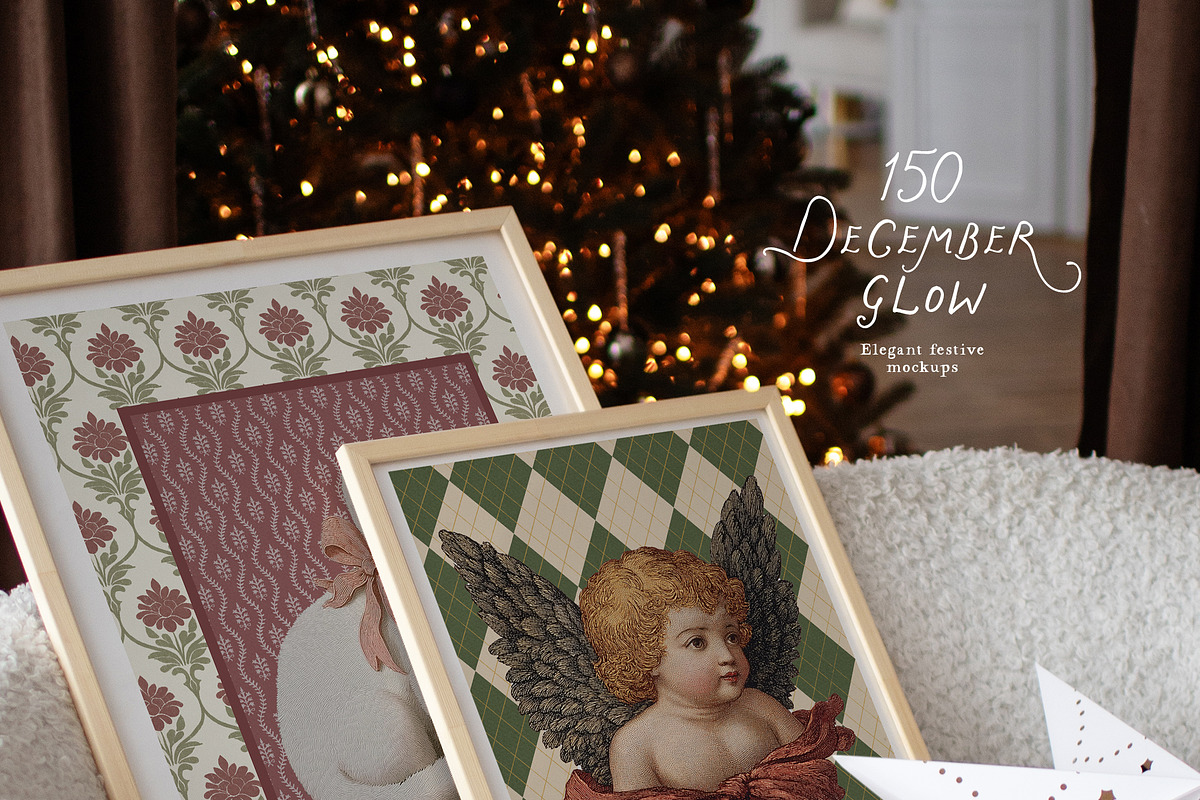 December Glow 150 Christmas Mockups, a Household Mockup by The Bambi Collective (Photo 17 of 17)