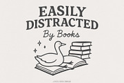 Easily Distracted By Books PNG, an Illustration by SharpMarketplace (Thumbnail 1 of 9)