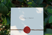 Wax Seal Wedding Invitation Template, an Invitation Template by Filip Studio (Thumbnail 2 of 2)