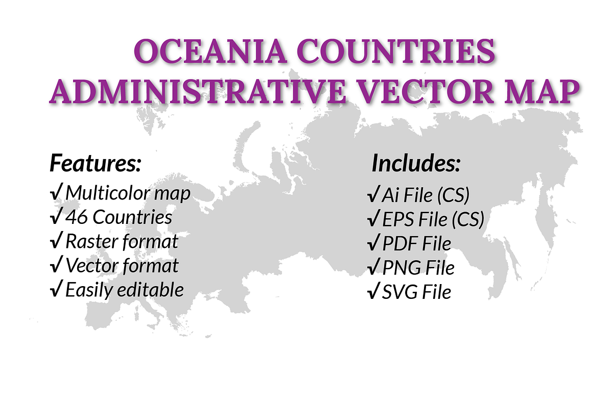 Europe Countries Vector Map, an Object Graphic by Nazim's Shop (Photo 8 of 8)