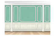 The wall of classic interior. Vector, a Decorative Illustration by belander (Thumbnail 4 of 7)