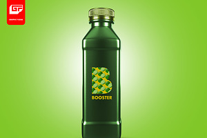 Juice Bottle Mockup