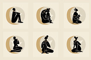 Afro Girls And Golden Moon, a Decorative Illustration by svetlana.belaia (Thumbnail 6 of 12)