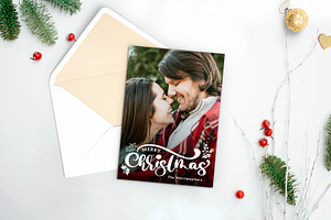 Christmas Card Psd Template 13