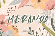 Meranda Modern Font, a Script Font by Formatika Studio (Thumbnail 1 of 8)