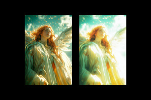 Heavenly Glow Photo Effect