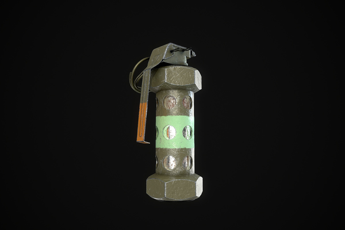 M84 Stun Grenade, an Object 3D Model by Midgardians (Photo 5 of 10)