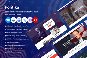 Political & Leader WordPress Theme, a WordPress Template by CodexCoder Themes