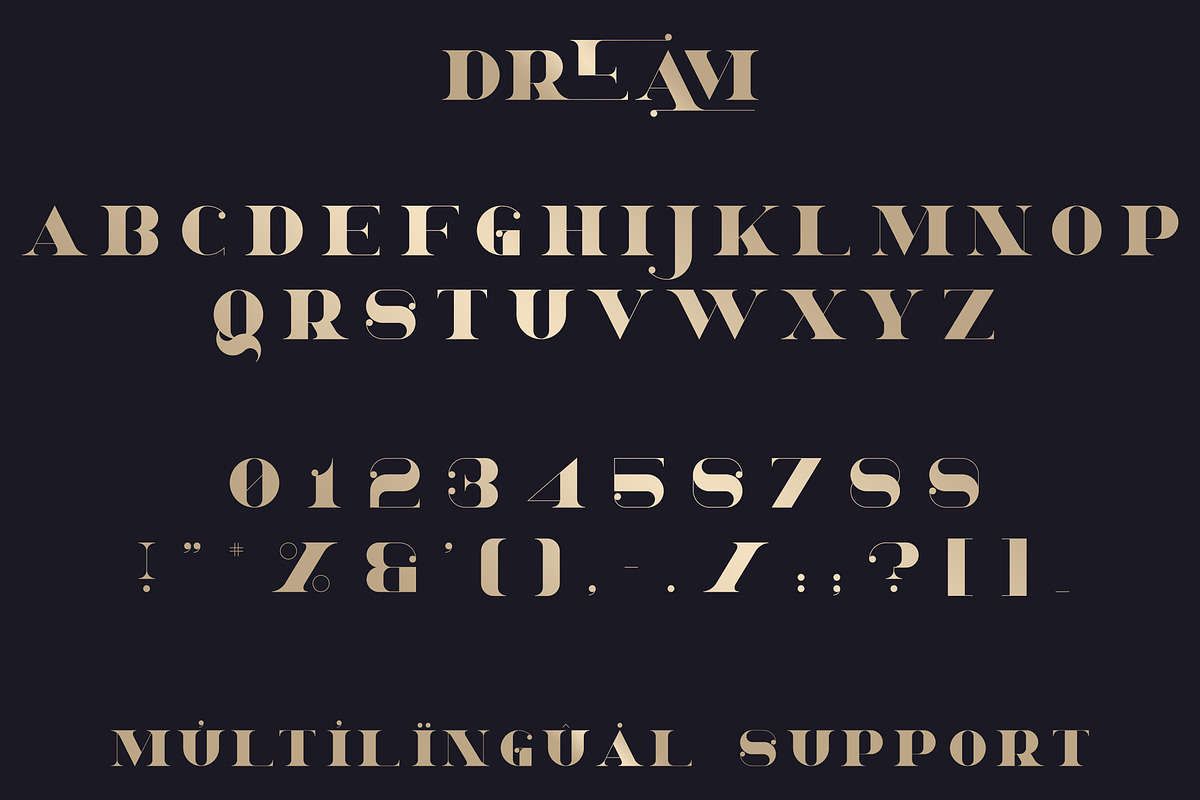Dream - Magical Serif Font preview 8