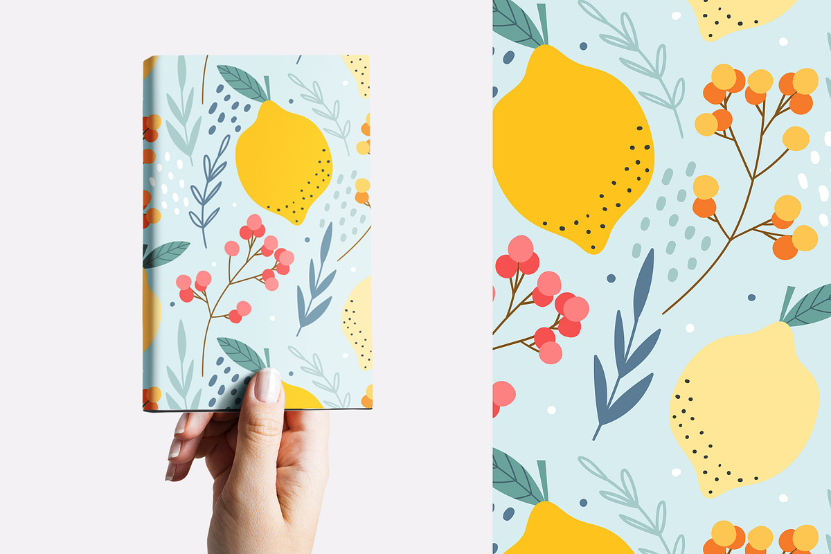 Fruits seamless pattern, a Pattern Graphic by hanifa_design (Photo 8 of 12)