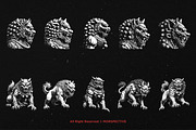 10 Bundle Dark Art Komainu Statue, an Illustration by Morspective (Thumbnail 6 of 7)