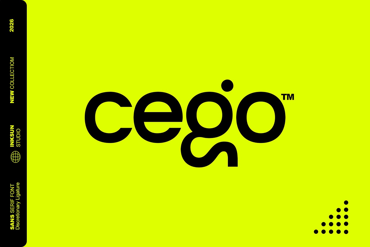 Cego, a Sans Serif Font by INKSUN™ (Photo 1 of 12)