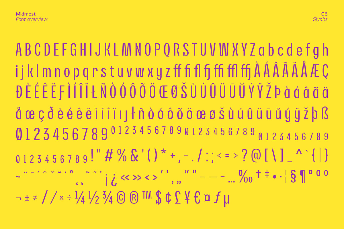 Midmost, a Sans Serif Font by Zafara Studios (Photo 6 of 12)
