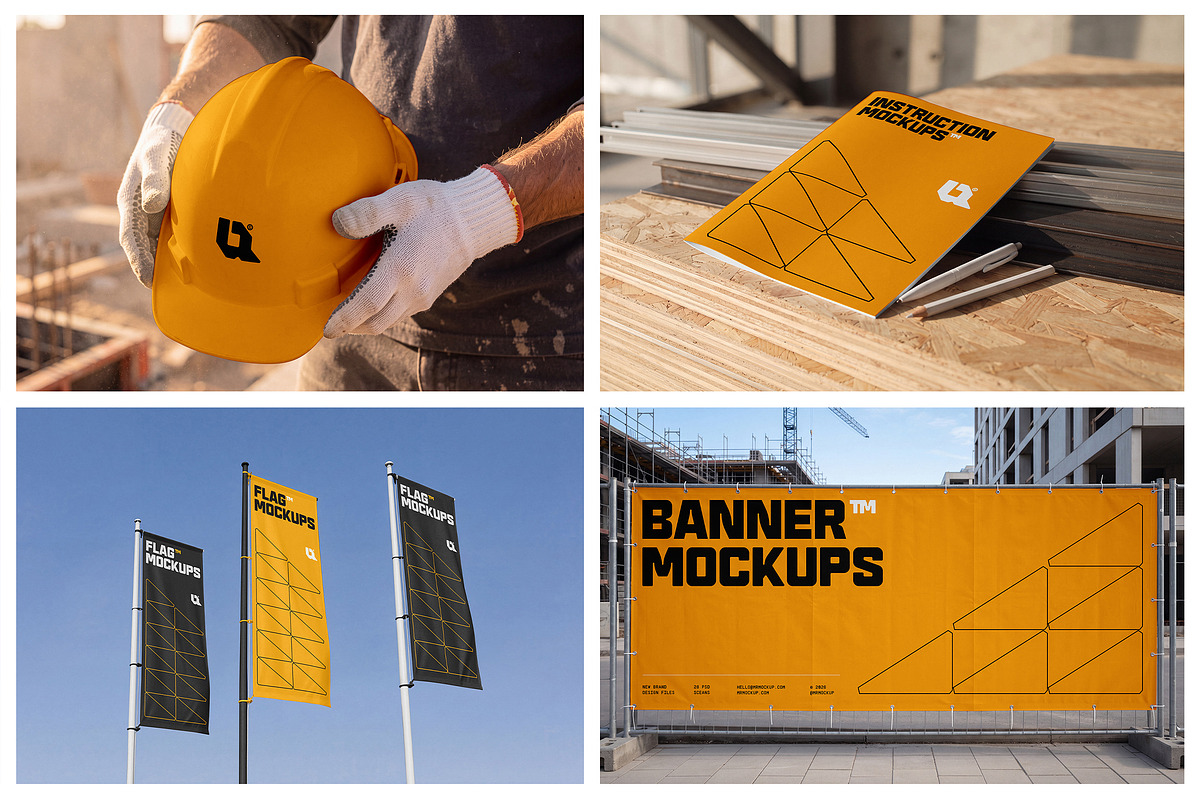 Construction Mockups, an Advertising Mockup by Mr.Mockup™ (Photo 11 of 16)