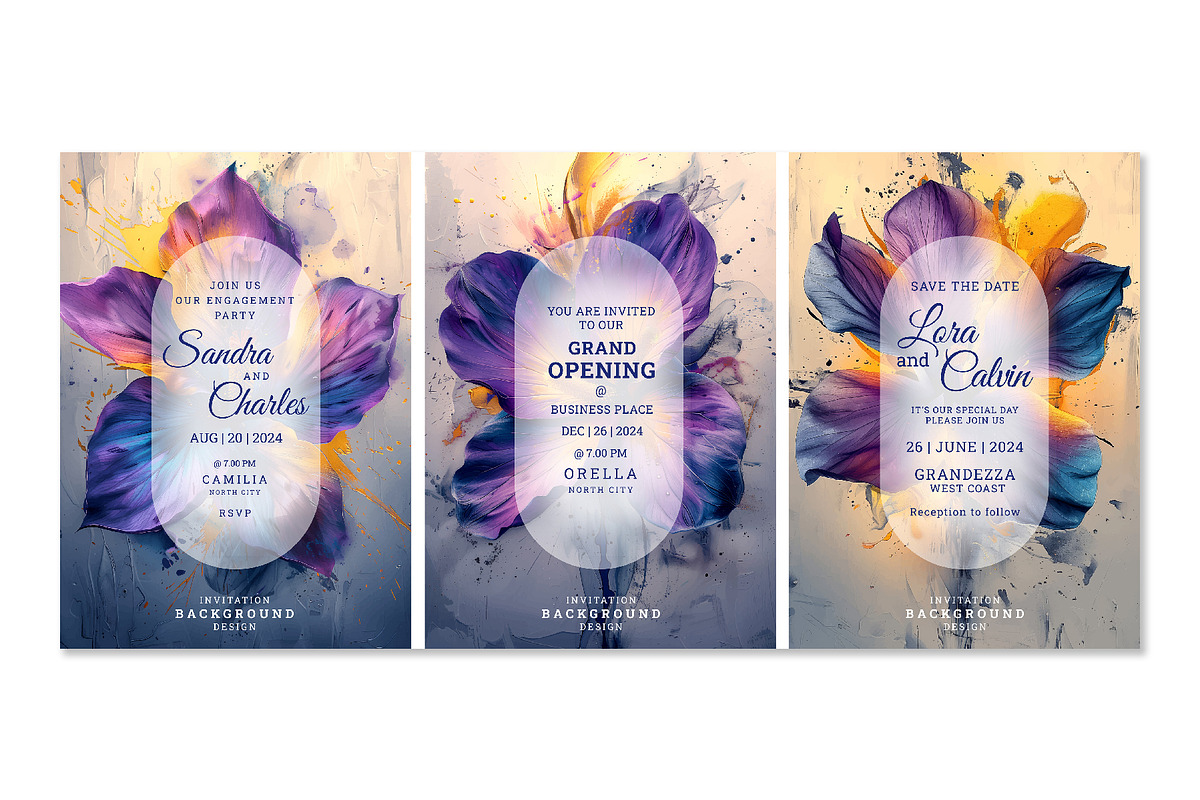 175+ Abstract Vector Invitations, an Invitation Template by M6 Gallery (Photo 13 of 126)