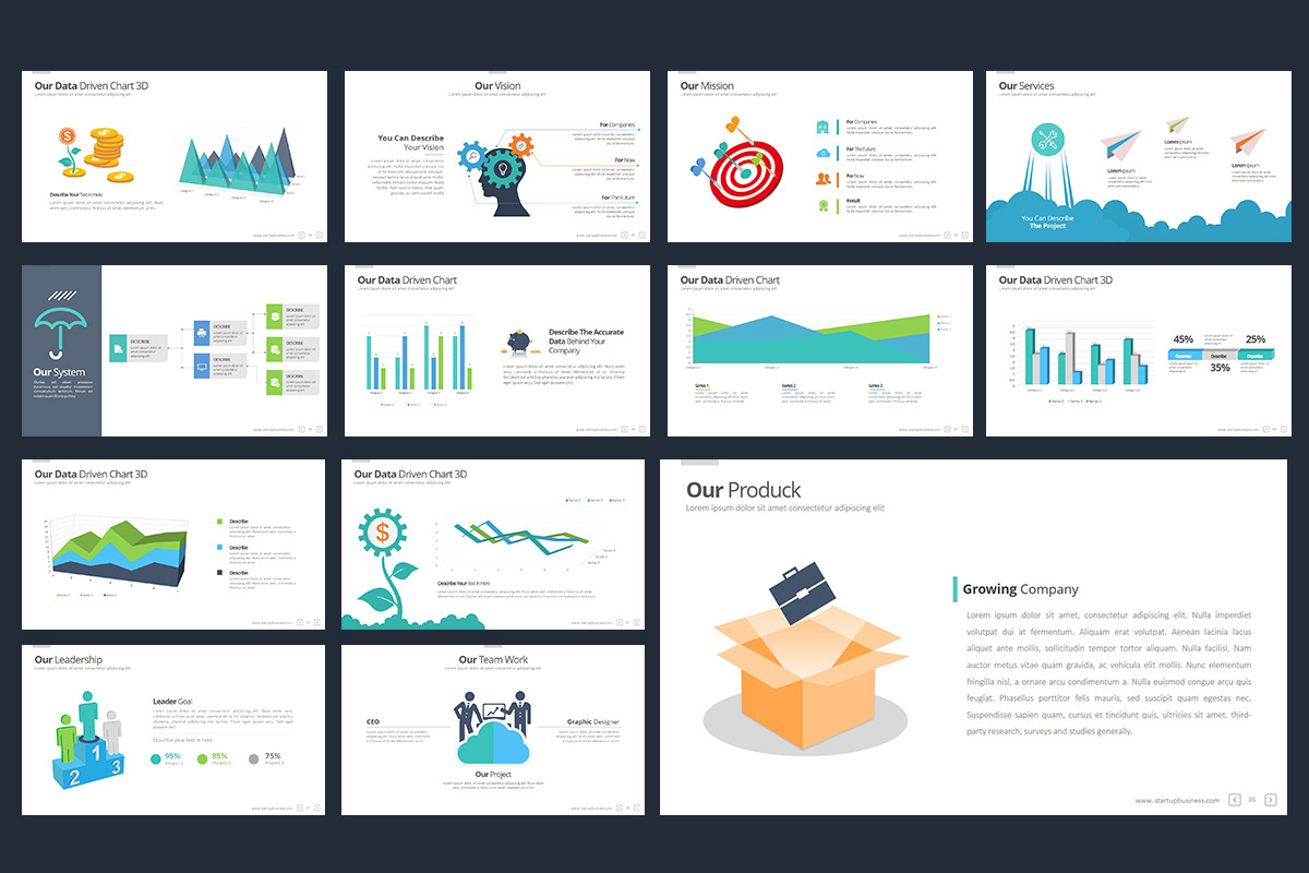 Business Startup Keynote Template, a Presentation Template by Stock Shape (Photo 5 of 8)
