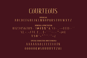 Courteous // Elegant Serif